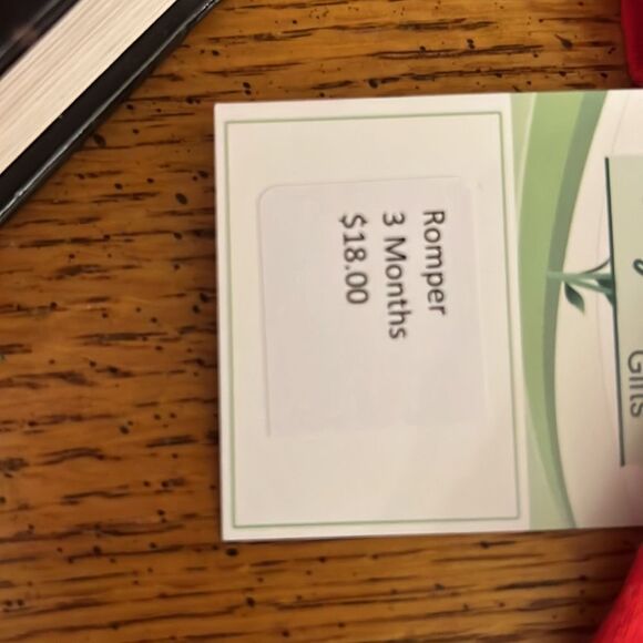 NWT, Red Flap Happy romper/onesie, embroidered robot, 3 months 100% cotton - Picture 3 of 5